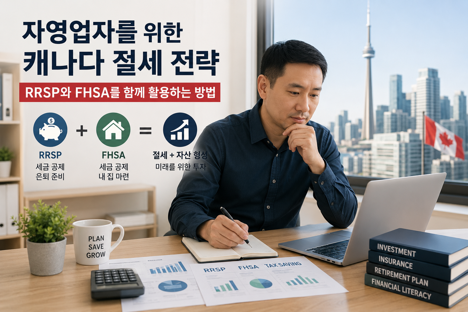 캐나다 자영업자 절세: RRSP와 FHSA를 어떻게 활용해야 할까?