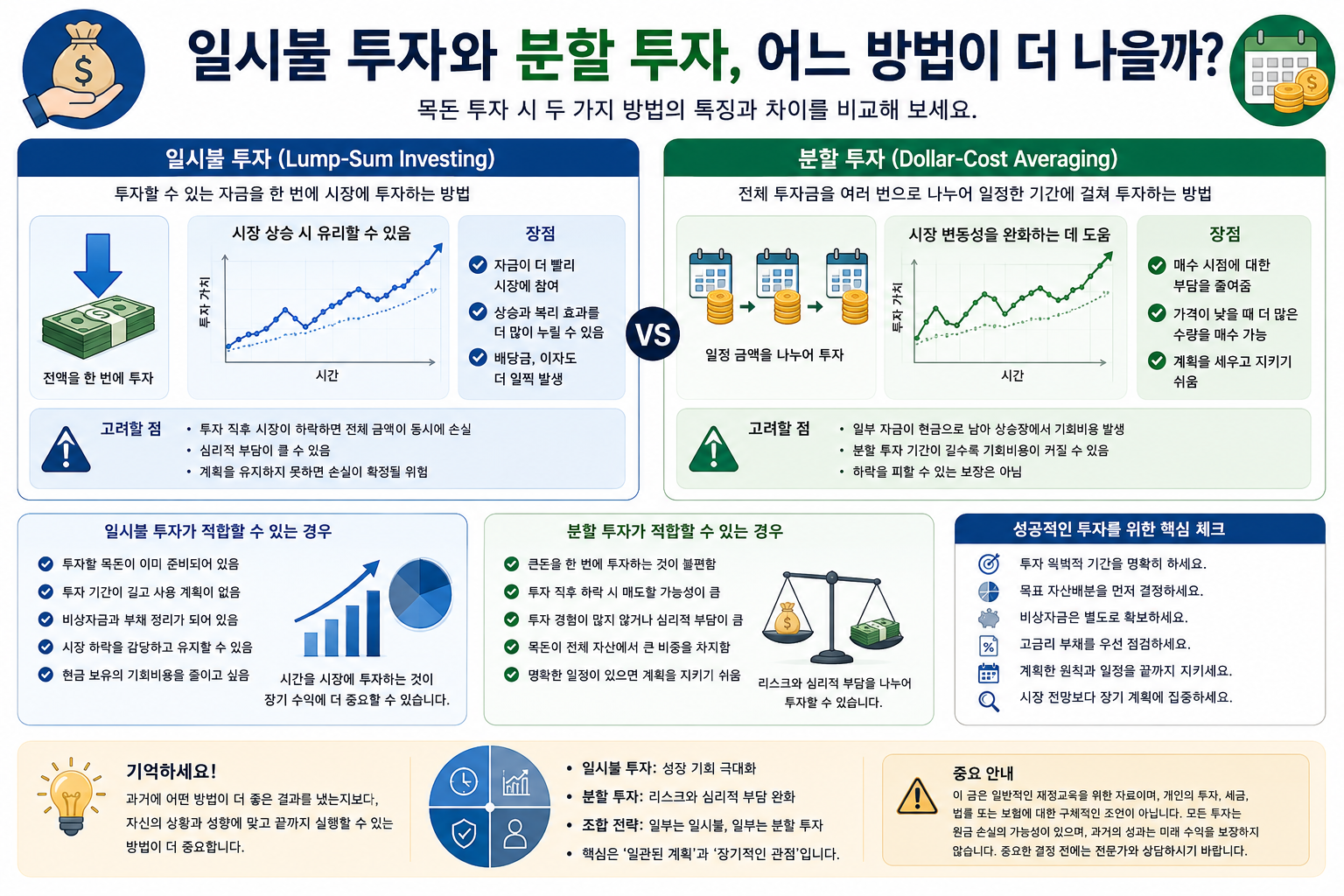 일시불 투자와 분할 투자, 어느 방법이 더 나을까?
