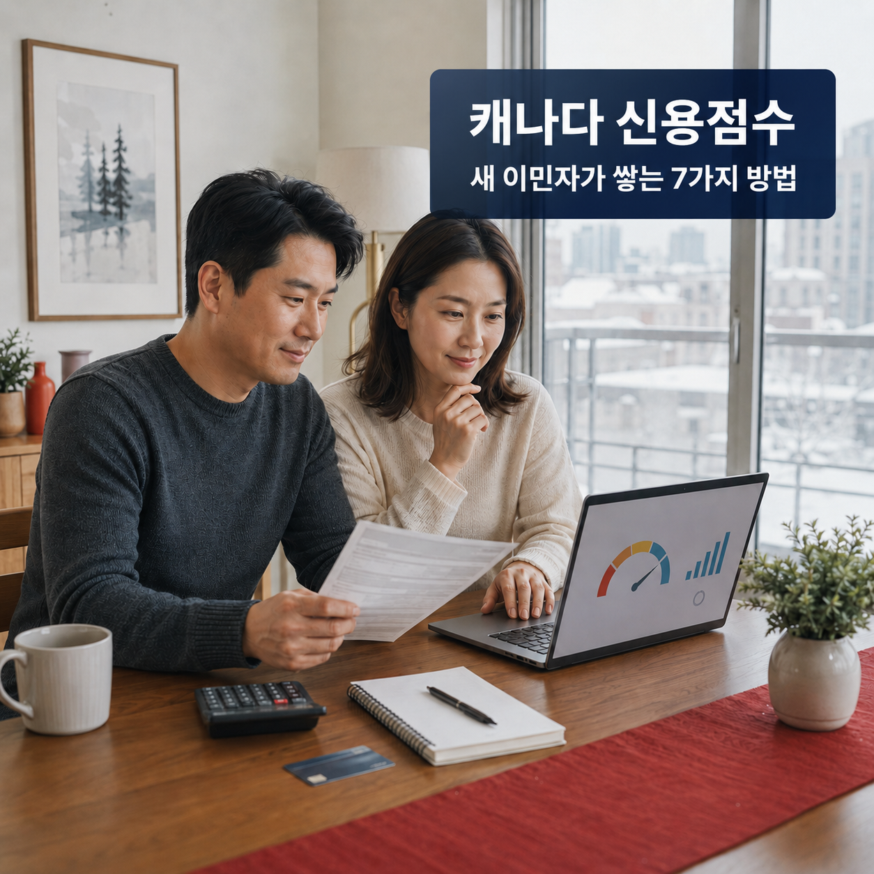 캐나다 신용점수, 새 이민자가 처음부터 쌓는 7가지 방법