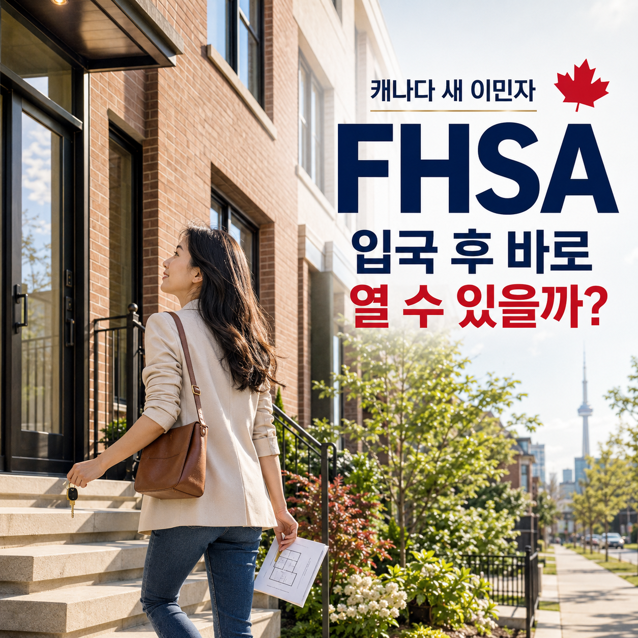 캐나다 새 이민자의 FHSA: 입국 후 바로 계좌를 열 수 있을까?