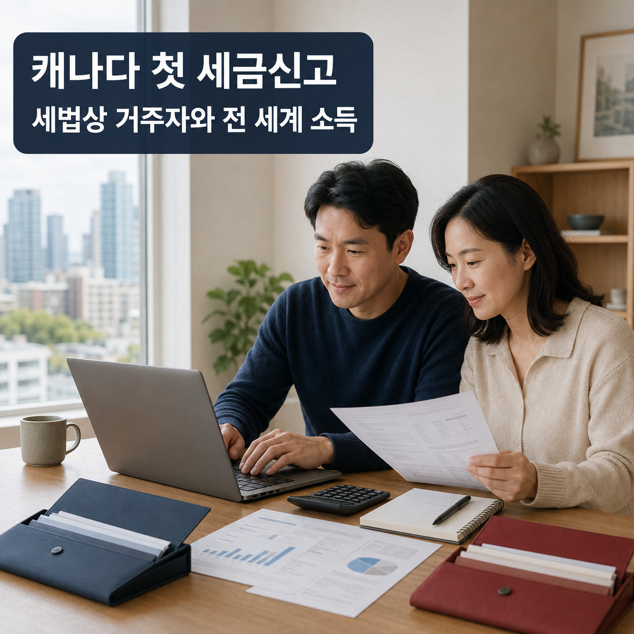 새 이민자의 캐나다 첫 세금신고: 세법상 거주자와 전 세계 소득