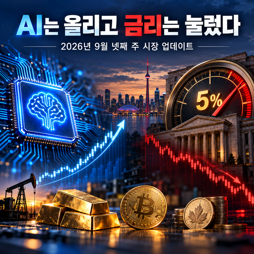 AI는 올리고 금리는 눌렀다: 2026년 9월 넷째 주 시장 업데이트