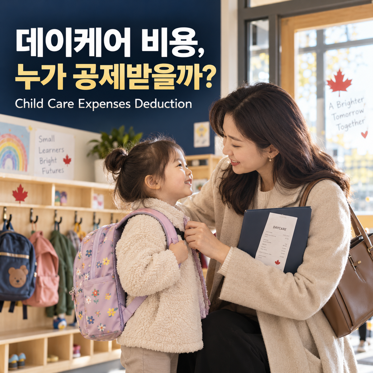 Canada Child Care Expenses Deduction: 데이케어 비용은 부부 중 누가 공제받을까?