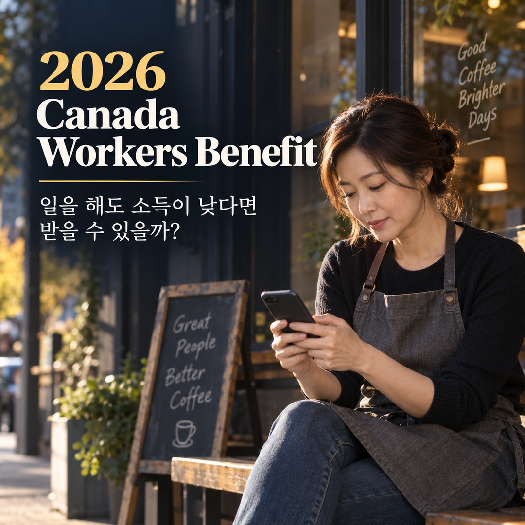 2026 Canada Workers Benefit 총정리: 일을 해도 소득이 낮다면 받을 수 있을까?